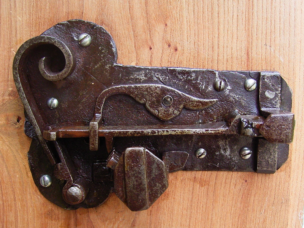 Ancient warded lock